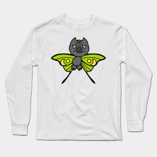 Grey MothBat Long Sleeve T-Shirt